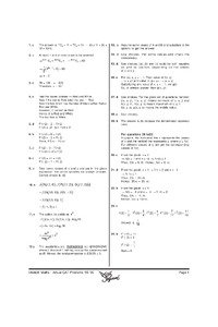 Modern Maths CAT 1999 2005 Explanation